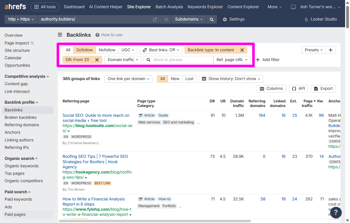 ChatGPT generating a list of 25 relevant podcasts with URLs
